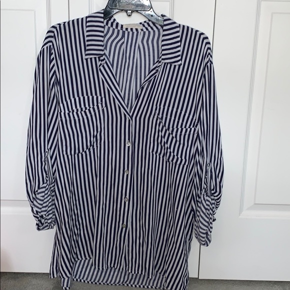 just living Tops - Oversized boyfriend button up